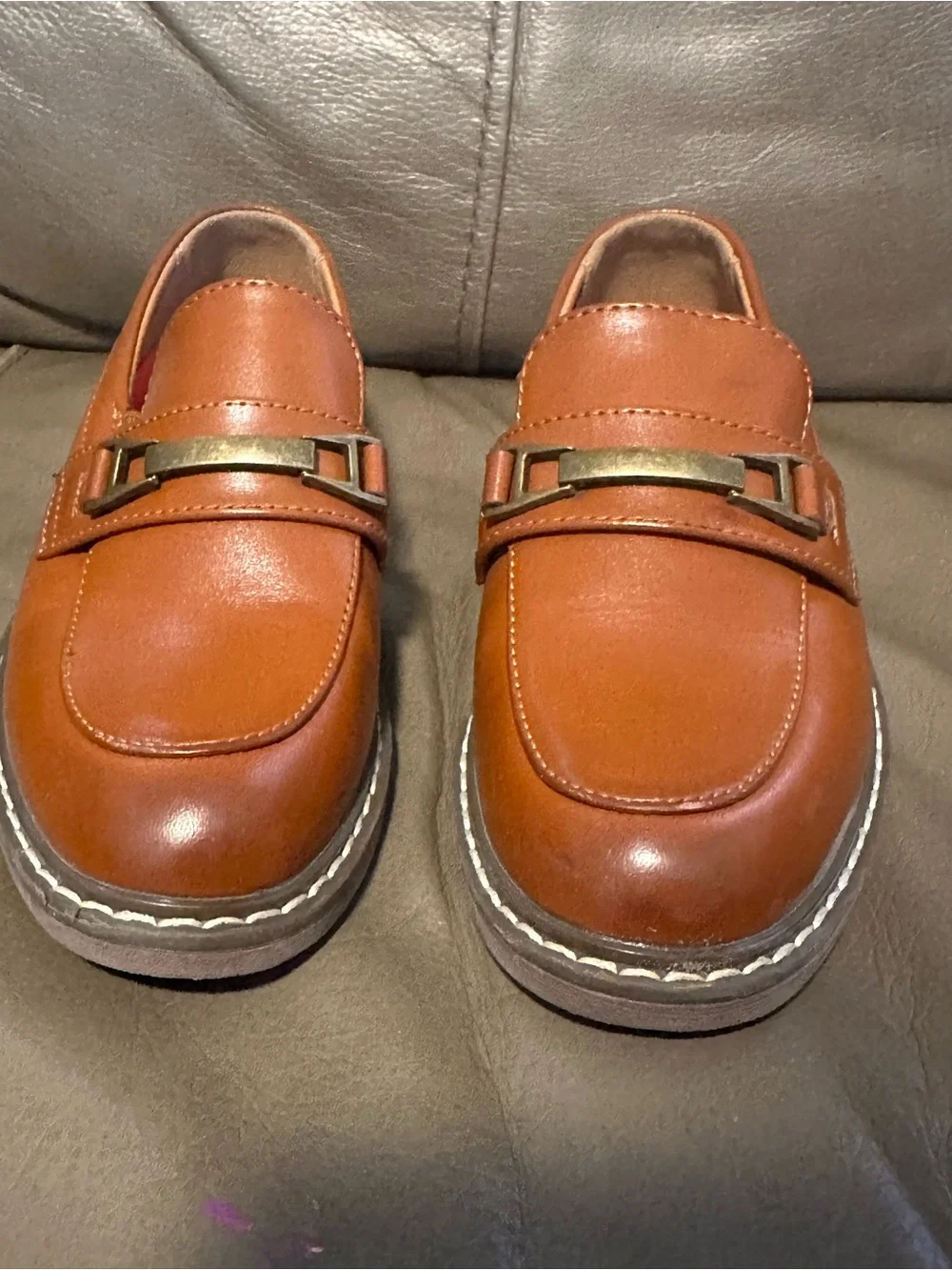 Bruno Marc Classic Dress Slip-on Penny Loafer Shoes School Wedding Kids Size 11
